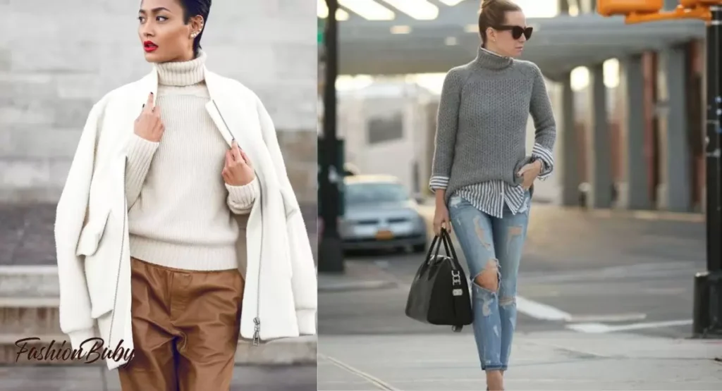 What to wear with a turtleneck women's