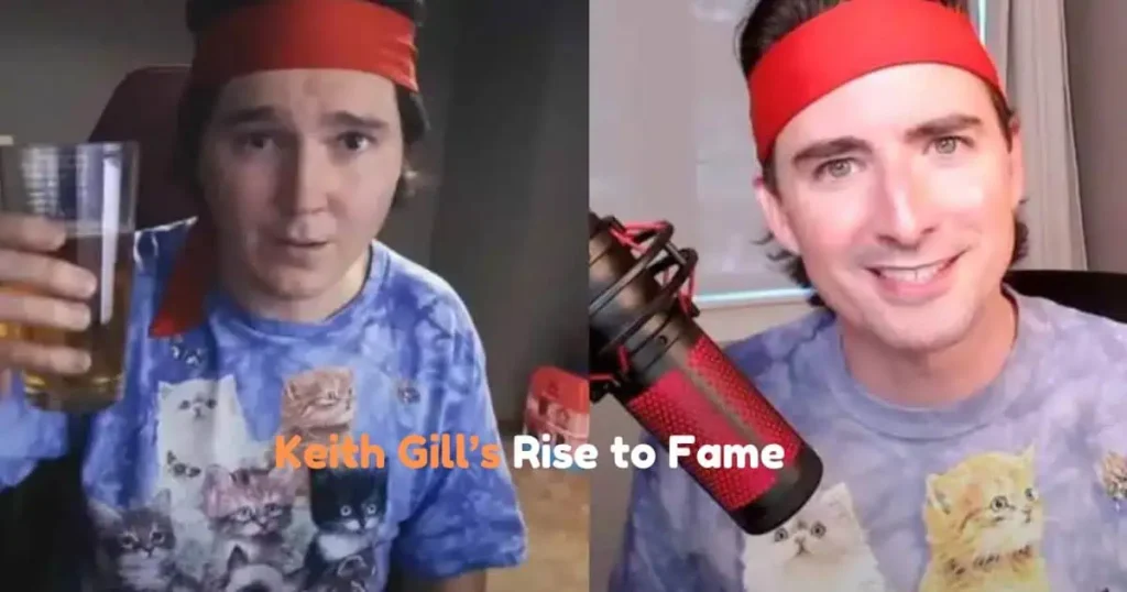 transformation of keith gill is shown in the omage from childhood to adult