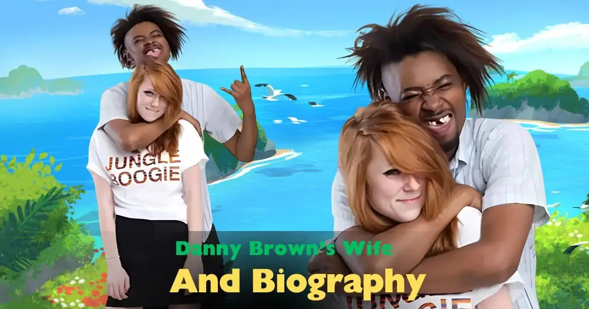 A heartfelt image of Danny Brown with his wife, reflecting their strong relationship and shared moments.