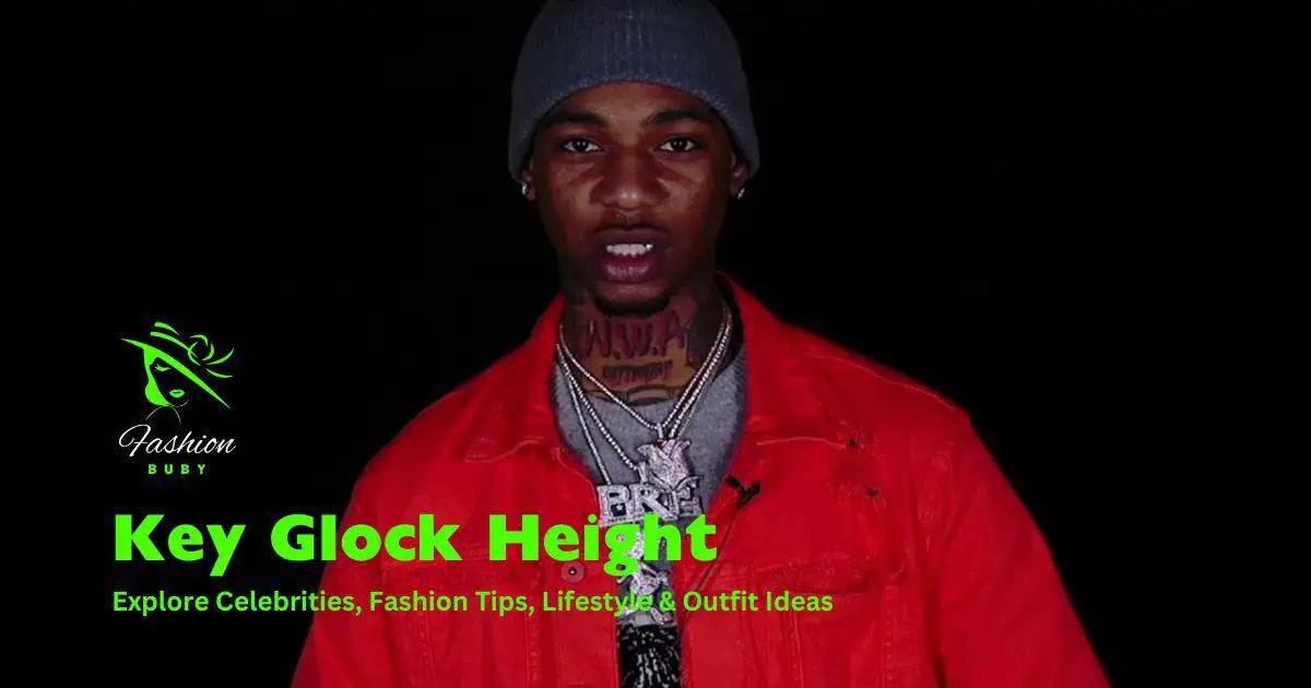 Album cover of Key Glock featuring bold graphics and vibrant colors, highlighting the theme of "Key Glock Height.